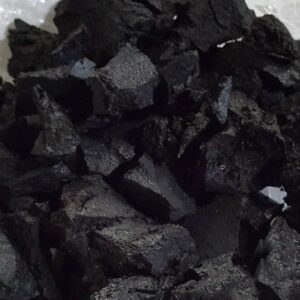 Granulated rubber that is for use in gun ranges