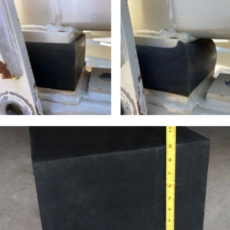 Weight Bearing Rubber Blocks