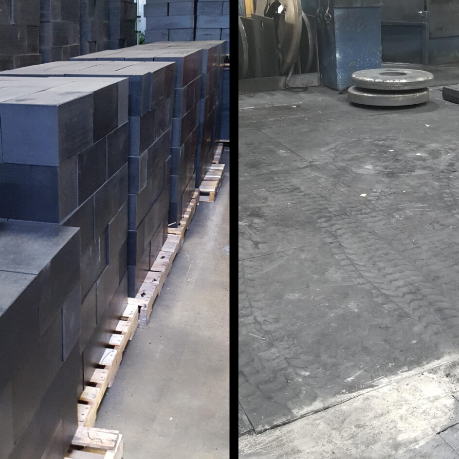 Large Impact Rubber Parts